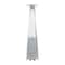 Flash Furniture Pyramid Outdoor Patio Heater-Silver -7.5 Feet Tall NAN-FSDC-01-SL-GG - alternate 5